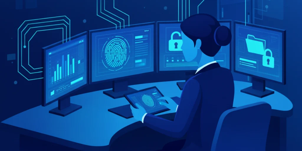 Servicio de perito informático forense de Dolbuck, especializado en el análisis de evidencias digitales y elaboración de informes periciales para proteger a empresas ante conflictos legales o ciberataques.