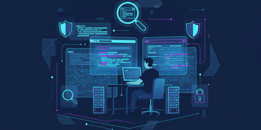 Servicio de perito web de Dolbuck especializado en análisis forense de páginas web y elaboración de informes periciales para proteger a empresas ante ataques o manipulaciones digitales.